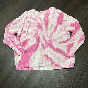 Forever21 women’s knit tie dye sweater, medium